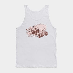 Brass Era Automotive Skull Car Tank Top